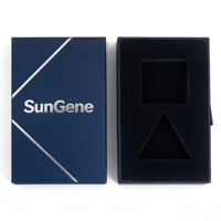 Petite boîte cadeau porte-clés personnalisée avec logo, style tiroir, en papier couché recyclable, forme rectangulaire, certifiée ISO9001, promotionnelle