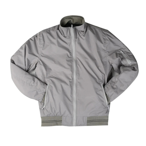 Blouson Bomber Homme Personnalisé, Dernière Conception, en Spandex/Polyester Enduit, Col Montant, Logo Frontal, Imperméable, Vente en Gros - Product Image 3