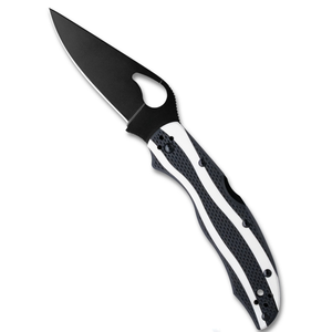 Cuchillos Plegables de Hoja Negra con Mango Texturizado de Doble Tono, Orificio de Apertura con el Pulgar, Clip de Bolsillo y Agarre Ergonómico para Uso Diario al Aire Libre - Product Image 2