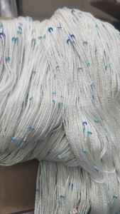 Fil de Soie de Mûrier Premium avec Paillettes Brillantes, Fil à Tricoter Doux et Scintillant, Matière de Tissage de Luxe pour Tenues de Soirée Élégantes - Product Image 5