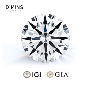 เพชร D'vins Jewels 0.5 กะรัต D VVS-VS รับรองโดย IGI เพชรทรงกลมเจียระไนแบบบริลเลียนท์ที่เพาะเลี้ยงในห้องปฏิบัติการ CVD สำหรับทำเครื่องประดับ - Product Image 3