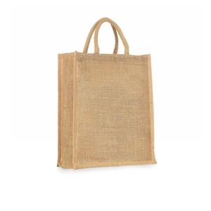 Sac fourre-tout en jute réutilisable de qualité supérieure pour les courses au marché des agriculteurs, les achats bio et les essentiels quotidiens, disponible au prix d'usine - Product Image 4