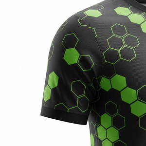 ชุดฟุตบอลยูนิเซ็กซ์พร้อมกางเกงขาสั้น ผ้ารักษ์โลก ชุดสองชิ้น ชุดกีฬาฝึกซ้อมฟุตบอลแบบยั่งยืน รับผลิตแบบ OEM - Product Image 5