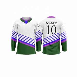 Conjunto de Uniforme de Hockey sobre Hielo Unisex, Tela de Poliéster de Secado Rápido y Transpirable, Sublimado, para Adultos - Product Image 2