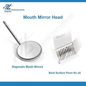 High Quality Dental Mouth <b>Mirror</b> <b>Box</b> 12 Pieces #5 No, 12 Pieces Stainless Steel Reusable Autoclavable Dental Tools - Product Image 3