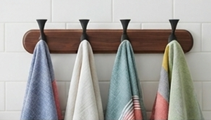<b>Black</b> Wooden Frame Wall Mounted Door <b>Hook</b> Metal Perfect For Bathroom Toilet <b>Hooks</b> Towel And Coat Organization - Product Image 3