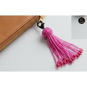 Ornement suspendu artisanal à pampilles perlées, Décoration bohème pour la maison, Attache de rideau, Breloque de sac, Porte-clés, Décoration festive - Product Image 6