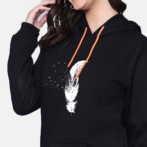Sudadera con Capucha Personalizada para Mujer, 100% Algodón, Informal, de Invierno, Transpirable, Ecológica, de Secado Rápido y Antiencogimiento - Product Image 6