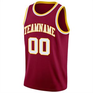 Maillot de basket-ball unisexe pour adultes et enfants, haute qualité, respirant, séchage rapide, sans manches, taille plus, tissu en polyester, sublimation personnalisée - Product Image 3