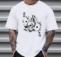 Herren Grafik-T-Shirt Hochwertige Baumwolle Rundhals-Ausschnitt Lässiges Mode-Shirt mit Modernem Aufdruck für Täglichen Komfort