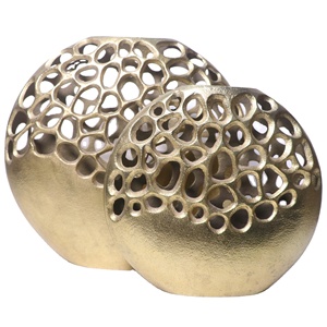 Vase de table rond Décoration de maison moderne Pièce maîtresse de mariage et de fête Ange Art Sculpture Thèmes - Product Image 1