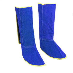 Guêtres de soudage en cuir résistantes à la chaleur, protections pour les jambes et les pieds, couvre-chaussures pour la sécurité pendant le soudage - Product Image 2