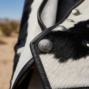 Chaleco Vaquero de Cuero Genuino para Hombre, Estilo Western, Hecho a Mano, con un Solo Botón, para Verano, Venta Caliente - Product Image 6