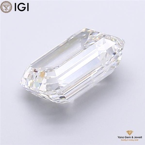 Diamante Cultivado en Laboratorio CVD de 5.00 Quilates con Certificado IGI, Corte Esmeralda, Color F, Claridad VVS1, para Joyería Solitaria - Product Image 6