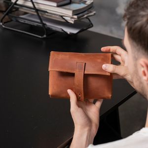 Solid Leather <b>Cable</b> Organizer Sturdy Desktop Cord Tidy Earphone Wire Management Wrap Charger Keeper Manufacturer LCO-0033 - Product Image 4