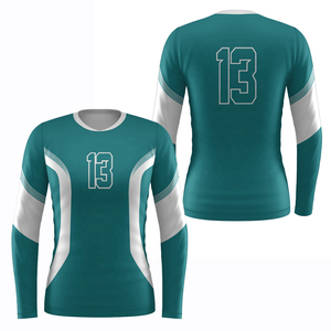 เสื้อวอลเลย์บอลแขนยาวแบบสั่งทำขายส่งปี 2026 สำหรับผู้ชาย พิมพ์ลายแบบซับลิเมชั่น ชุดทีม ระบายอากาศได้ดี แห้งเร็ว เสื้อกีฬา - Product Image 5