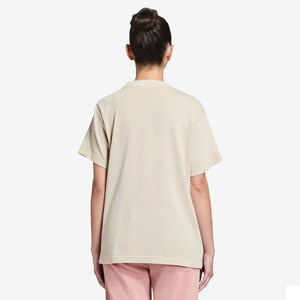 Fabricante de camisetas personalizadas de corte holgado, camiseta de cuello simulado para mujer, al por mayor, lisa, de manga corta, de tela gruesa y extragrande para mujer - Product Image 3