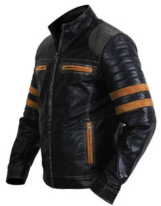 Veste en cuir pour homme, vente chaude, hiver, col montant, confortable, respirante, coupe-vent, taille personnalisée disponible - Product Image 2
