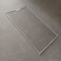 Plaque de verre optique de résistance à hautes températures de feuille de verre borosilicaté carré clair