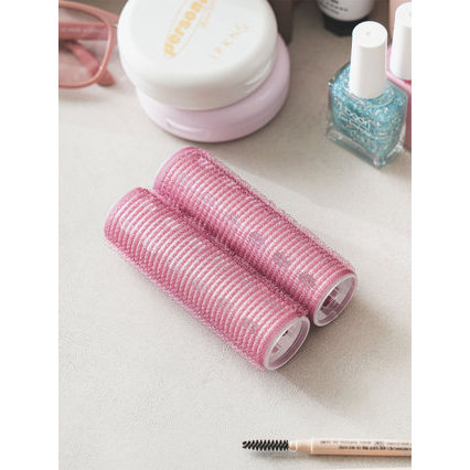 Длинный Теплопроводящий ролик для волос Daiso Korea, 34 мм, 2 упаковки