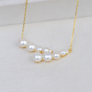 Chaînes fines en argent S925 multi-perles DIY Accessorize 1766, colliers comprenant un pendentif de bracelet vide et une chaîne claviculaire - Product Image 3