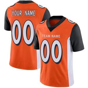 <b>High</b> Quality Customizable Plus Size Men's American Football Uniforms with Short Sleeves and Digital <b>Print</b> - Product Image 3