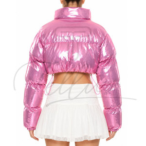 Custom Logo Clothing Zip up <b>Jacket</b> Wear Puff Vest Women <b>Cropped</b> <b>Puffer</b> Vest Streetwear Sleeveless <b>Puffer</b> <b>Jacket</b> - Product Image 2