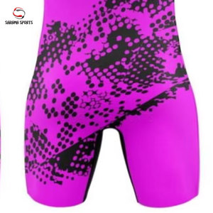 Singlet de Lucha Libre Personalizable de Alta Calidad y Cómodo, Colores Personalizados, Logotipo, Servicios OEM, Último Diseño, Gran Venta para Hombres - Product Image 6