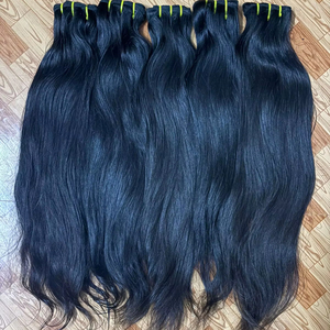 Extensiones de Cabello Liso Indio Natural de 12 a 32 Pulgadas Disponibles - Product Image 1