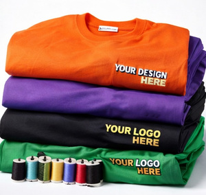 Camisetas de punto retro vintage de calidad premium al por mayor - Camisetas de algodón 100% de corte holgado y peso pesado, ecológicas en la parte delantera - Product Image 2