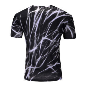 Camiseta de sublimación personalizada para hombre, ropa deportiva de alta calidad, 100% algodón, manga corta, tallas S a 5XL, cuello redondo, camisetas tipo Ringer para hombre - Product Image 5