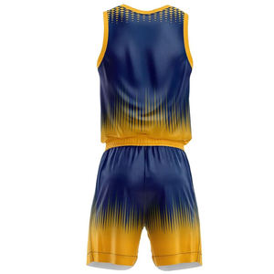 Uniforme de Baloncesto Personalizable Hecho en Pakistán, Conjunto de Verano Transpirable con Camiseta Estampada y Pantalones Cortos Sublimados, 100% Alta Calidad - Product Image 3