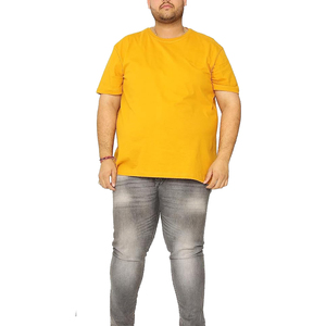 เสื้อยืดโอเวอร์ไซส์คุณภาพสูงสำหรับผู้ชาย ผ้าฝ้าย 100% น้ำหนัก 300 กรัม คอกลม สีพื้น แห้งเร็ว ระบายอากาศได้ดี - Product Image 3