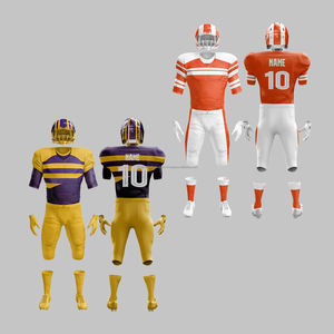 Diseño personalizado sublimado al por mayor de fútbol americano uniforme de fútbol personalizado Jersey ropa deportiva uniformes de fútbol - Product Image 1