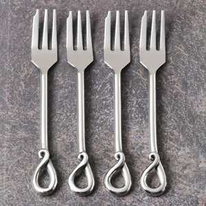 Ensemble de fourchettes modernes en acier inoxydable, finition miroir, vaisselle pour la maison et les restaurants - Product Image 3