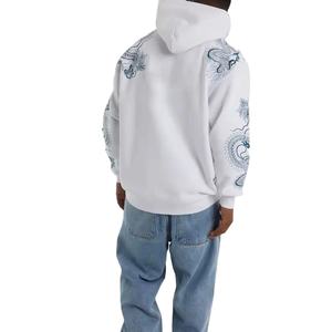 Sudadera con Capucha de Forro Polar Unisex de 420 g/m², al por Mayor, Personalizable, Transpirable, Bordada, Estampada, Estilo Urbano, 100% Algodón - Product Image 6