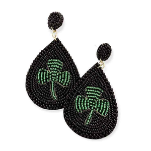 Handcrafted Butterfly Motif Seed Bead Embroidered <b>Earrings</b> Lightweight Cotton Base Traditional Fashion Jewelry Style 199 - Product Image 4