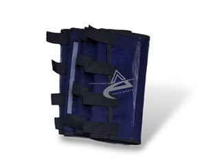 Conjunto de 4 piezas de alta calidad de nivel superior más confiable y exigido Leggings de mosca de caballo Envolturas de pierna de mosca de malla para montar caballos - Product Image 4