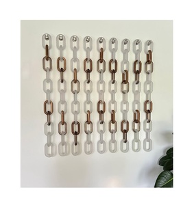 Décoration murale en résine, chaîne murale suspendue, prix de gros, résine époxy, décoration murale rustique suspendue, couleur personnalisée - Product Image 1