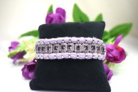 Bracelet unisexe tendance en or plaqué 18 carats, serti de diamants de laboratoire de couleur fantaisie, zircon, fait main, pour mariage, fiançailles, usage quotidien