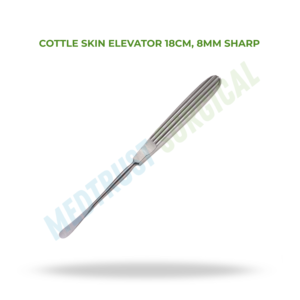 Elevador de Piel Cottle de 18 cm y 8 mm, Instrumento Quirúrgico de Dermatología para Elevación de Tejidos - Product Image 2