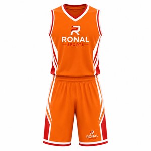 Maillot de basket personnalisé OEM, uniforme de basket sublimé sans manches, maillot d'équipe, fabricant de vêtements de sport à marque privée - Product Image 1