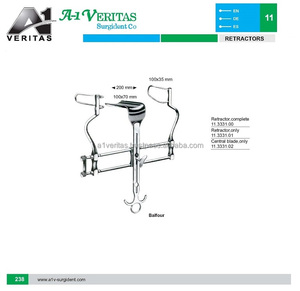 Rétracteurs de vulve Gelpi de qualité supérieure, 5,5 pouces, pointes aiguisées, acier inoxydable chirurgical, instruments manuels réutilisables |   Porte-aiguille - Product Image 6