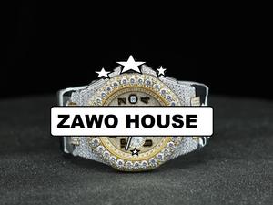 Customized <b>Men's</b> Vintage Hip Hop <b>Watch</b> Stainless Steel Cut Moissanite Diamond Unique Analog Glass Fashionable Stainless Steel - Product Image 6