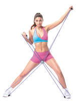 Tube de résistance ALLWINWIN RST38 - Bande en forme de X pour exercices, entraînement, étirements et fitness