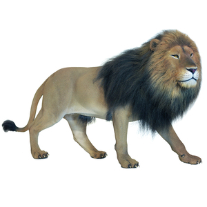 Estatua <span class=keywords><strong>de</strong></span> León <span class=keywords><strong>de</strong></span> Resina <span class=keywords><strong>de</strong></span> Alta Similitud, Personalizada, Decorativa para Interiores, Realista, <span class=keywords><strong>de</strong></span> Tamaño Natural, en Venta - Product Image 4