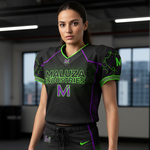 Cheap Wholesale American Football Uniform Custom Design Sublimated Teamwear High Elastic Spandex Side Panels Jersey Set - Product Image 6