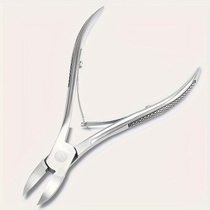 High Quality Cuticle Nipper Nail Clipper Ergonomic Grip Precision Cutter for Dead Skin <b>Removal</b> Salon Long Lasting Sharp Edge - Product Image 2