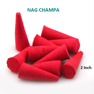 Conos de incienso naturales Nag Champa Suministro al por mayor de los mejores conos de incienso de marca (rosa) - Product Image 1