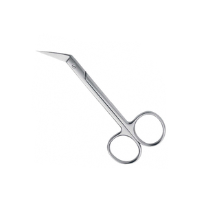 กรรไกรตัดเยื่อแก้วตาความแม่นยำสูง สแตนเลสสตีล ปลายโค้งและปลายตรง เครื่องมือผ่าตัดและงานฝีมือ - Product Image 2